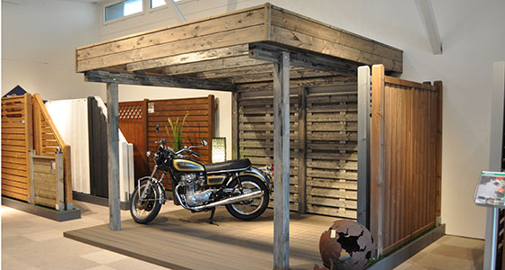 Carport - Bikeport Holz