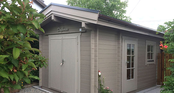 Gartenhaus Geratehaus Pavillon Aus Holz Und Metall Tomwood