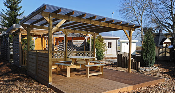 Pergola Holz auf Mass